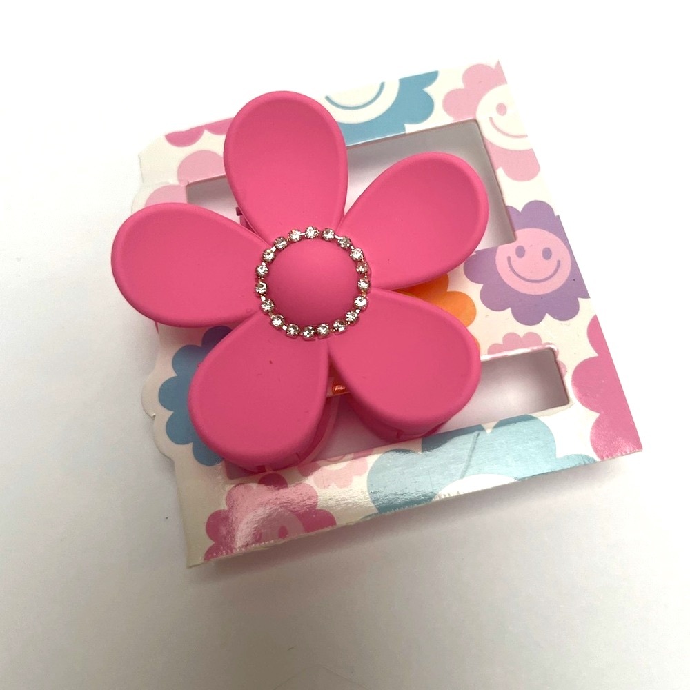 ♥️ FREE with any purchase 🙏🏽 NWT ⚜️🌺⚜️ Flower hair claw clip